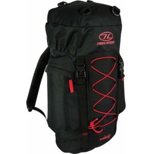 Highlander Rambler 33L Sort/Rød Rygsæk