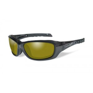 WileyX Gravity Solbriller - Polarized Yellow - Black Crystal